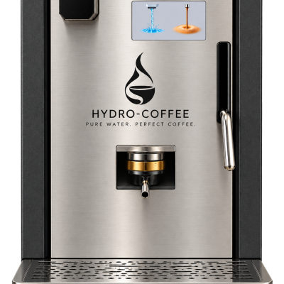 Freigestellter HYDRO-COFFEE Wasserfilter mit integrierter Espressomaschine