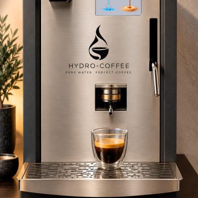 HYDRO-COFFEE Wasserfilter und Espressomaschine mit automatischer Trinkwasserabfüllung
